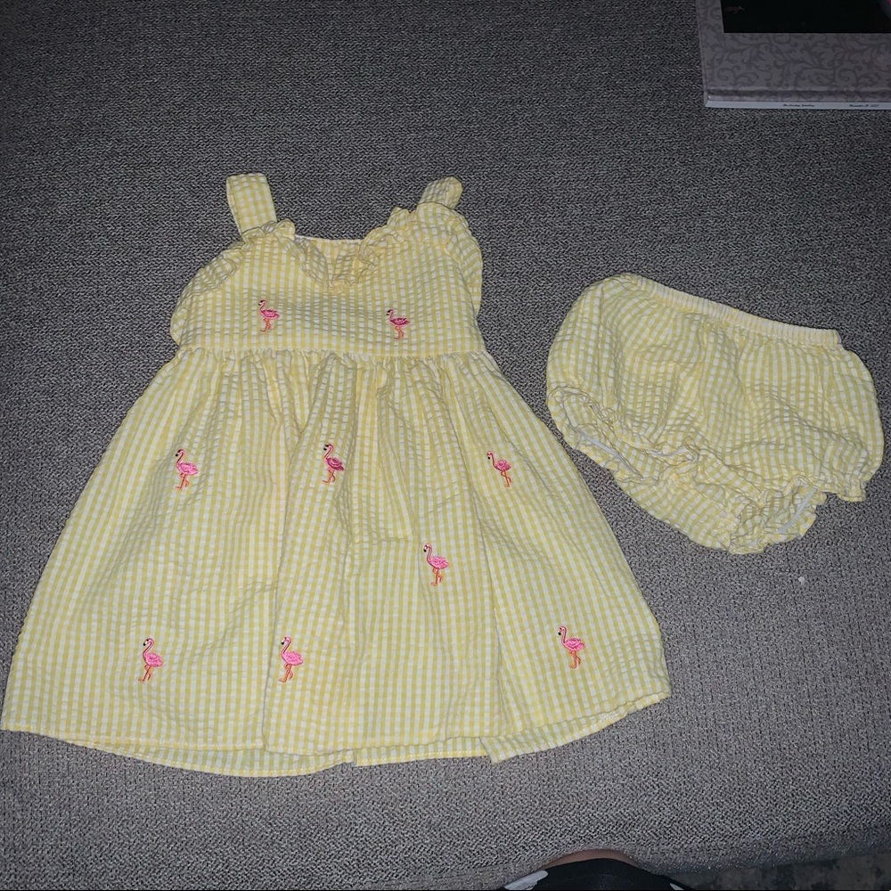 Flamingo dress from dillards